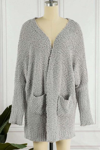 Casual Daily Solid Cardigan Cardigan Collar Sweaters(6 Colors)