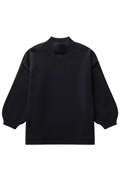 Casual Daily Solid Color O Neck Sweaters(4 Colors)