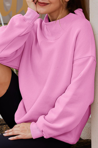 Casual Daily Solid Color Half A Turtleneck Tops(7 Colors)