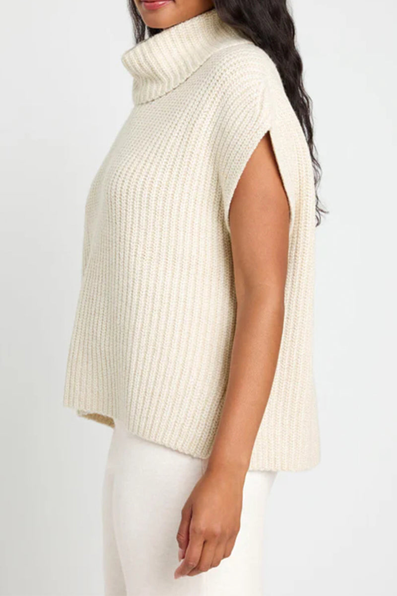 Casual Solid Color Turtleneck Sweaters(3 Colors)