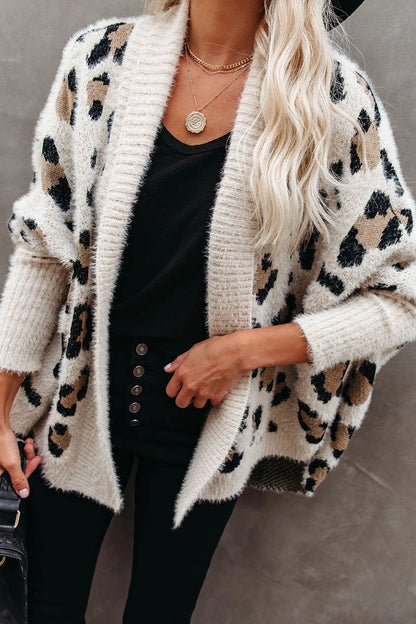 Fashion Street Leopard Patchwork Cardigans