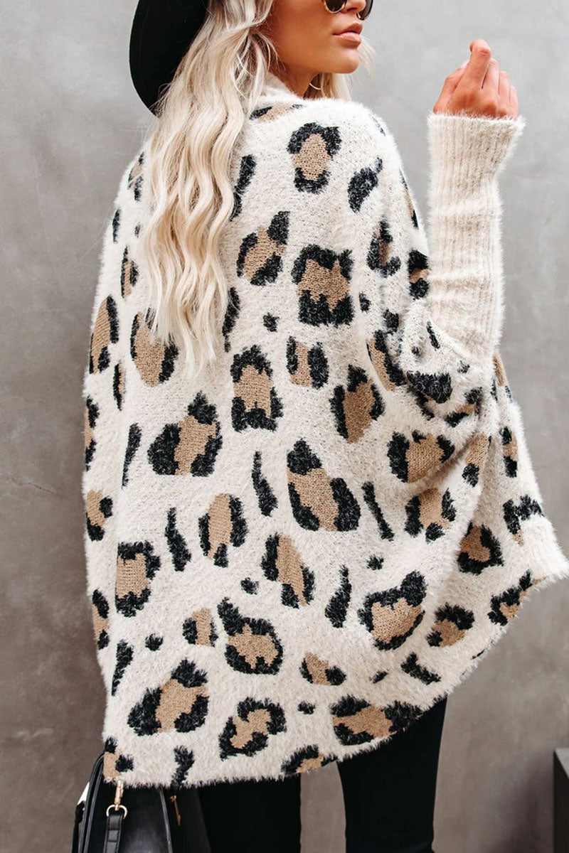 Fashion Street Leopard Patchwork Cardigans