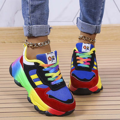 Casual Sportswear Daily Patchwork Round Out Door Shoes